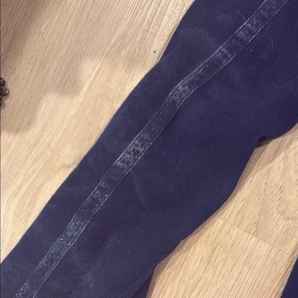 Blue Zip Up Sweater with Mock Neck - Picture 5 of 7